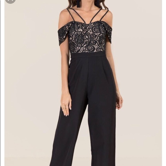 Francesca's Collections Dresses Francescas Lace Cold Shoulder